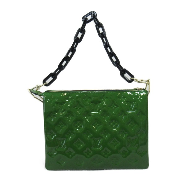 Louis Vuitton Vernis PM Cousin Shoulder Green Bag - Picture 1 of 9